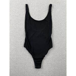 Princess Polly Yolando Bodysuit Black Womens 4 Ribbed Sleeveless Open Back